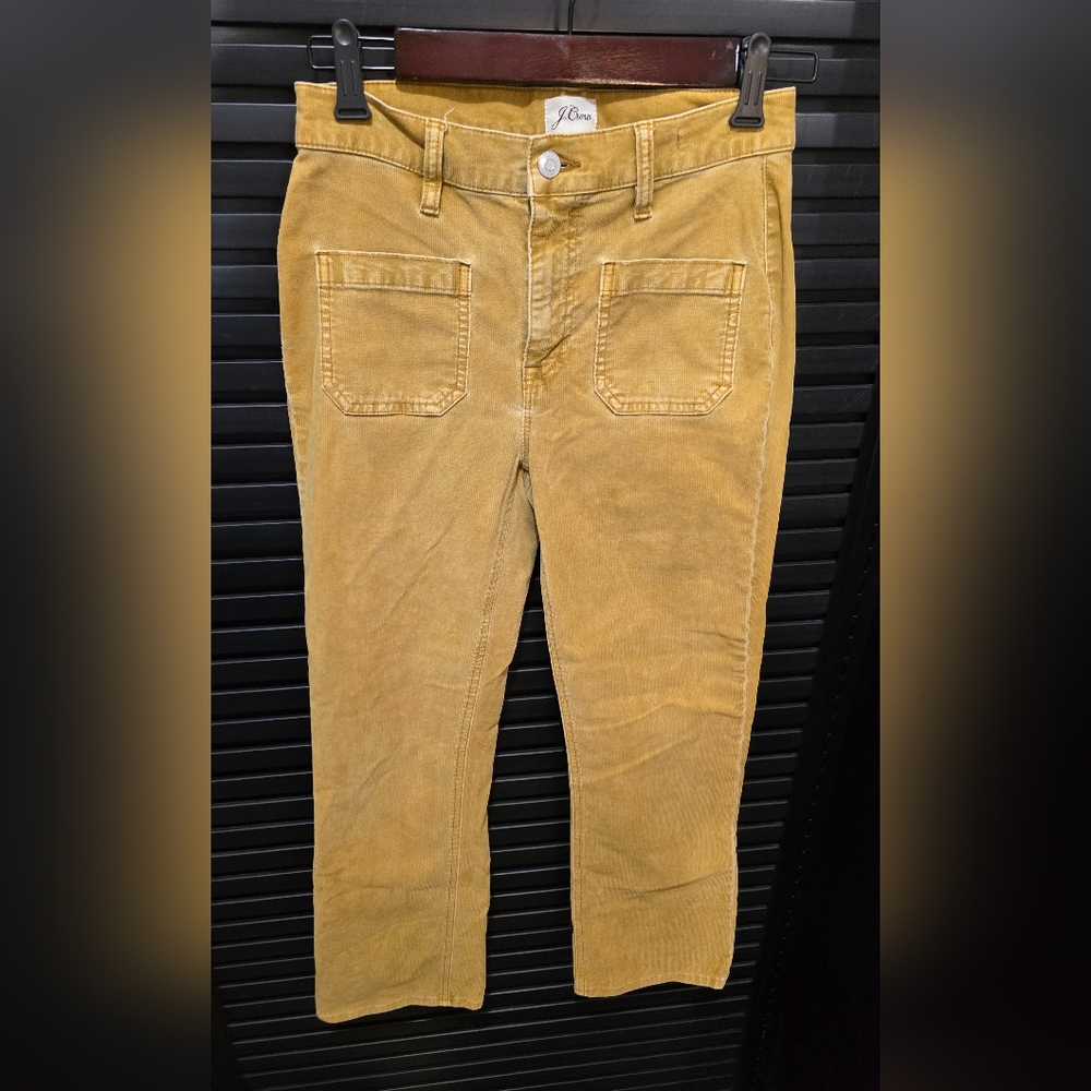 J Crew Mustard Cords Size 26
